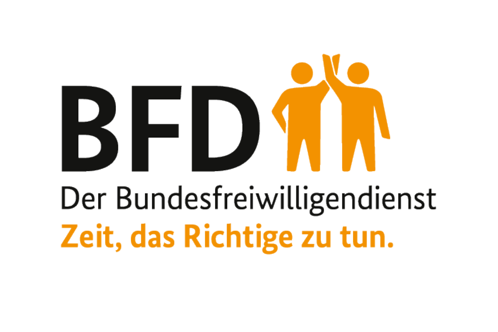 Logo Bundesfreiwilligendienst - Zeit, das Richtige zu tun.